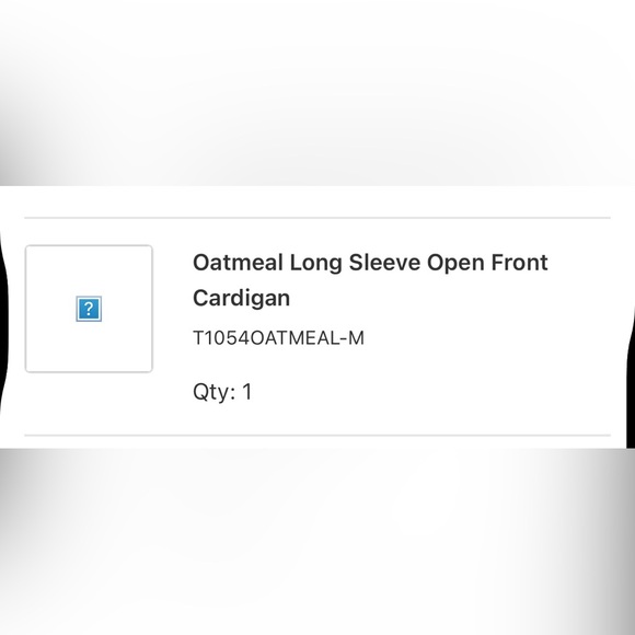 Magnol Boutique Button Detail Oatmeal Two Tone Cardigan - Size M - Picture 6 of 6